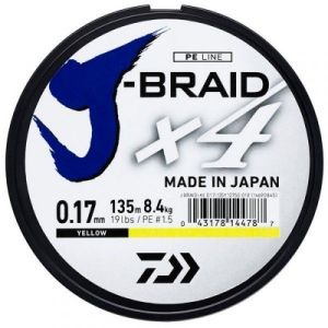 Плетеный шнур Daiwa J-BRAIDX4 0.17мм