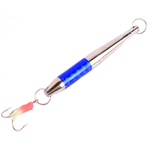 Пилькер Fladen Haken Fjords Серебристый/Синий Reflection 100гр