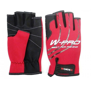 Перчатки без пальцев Wonder W-PRO Красный XL