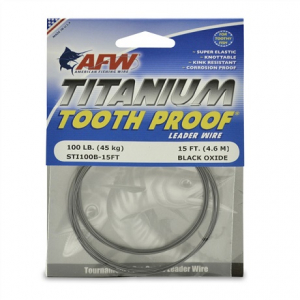 Поводковый материал AFW Титановый Tooth Proof 100lb