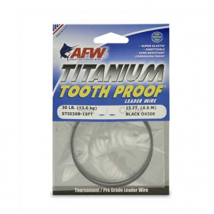 Поводковый материал AFW Титановый Tooth Proof (30lb)