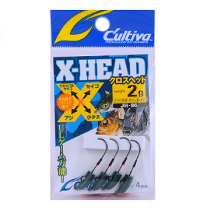 Джиг-головка Cultiva JH-86G X-Head 2гр (т.зеленая)