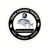 Наклейка Tuna Fishing Tackle Черный