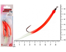Оснастка Higashi Gummi Makk rig SB2 #01 Red (#12-0)